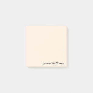 Aangepaste naam Minimalistische gepersonaliseerde Post-it® Notes