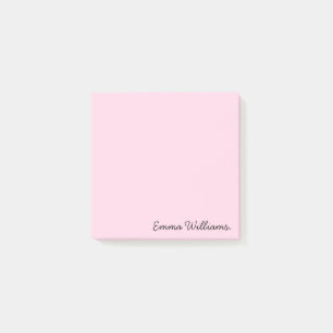Aangepaste naam Minimalistische gepersonaliseerde  Post-it® Notes