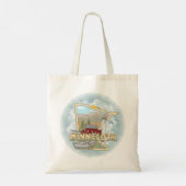 Aangepaste naam Minnesota Lighthouse Tote Bag (Achterkant)