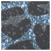 Aangepaste naam mistblauw glitter leopard print stof (Close Up)
