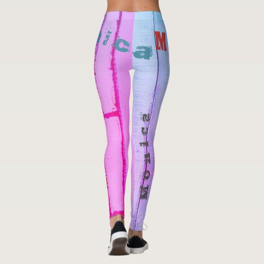 Aangepaste naam Mode Leggings (Achterkant)
