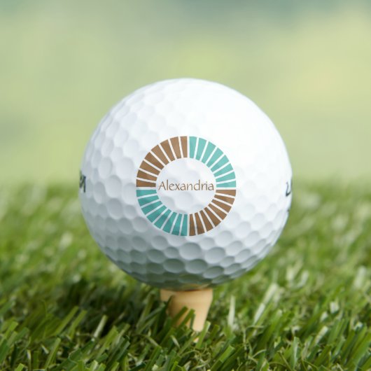 Aangepaste naam Modern Golfballen (Insitu Shirt)