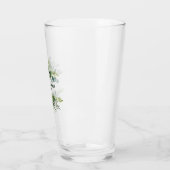 Aangepaste naam moderne bloemige meisjesachtige ko glas (Links)