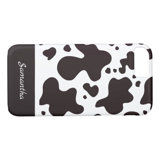 Aangepaste naam| Moderne en koeienvanger Case-Mate iPhone Case (Achterkant (Horizontaal))