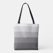 Aangepaste naam moderne kalmgradiëntstrips tote bag (Achterkant)