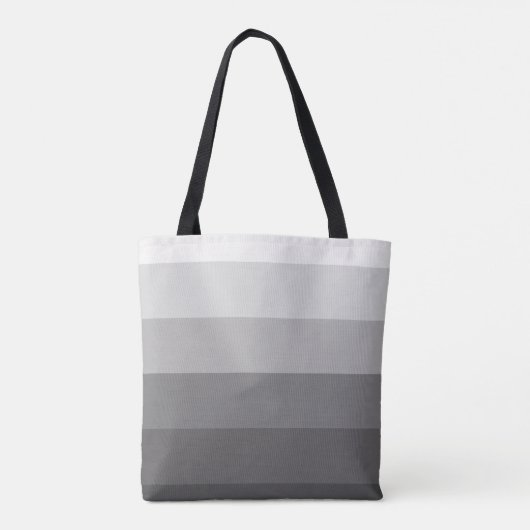 Aangepaste naam moderne kalmgradiëntstrips tote bag (Achterkant)