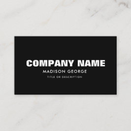 Aangepaste naam moderne minimalistische sociale me visitekaartje
