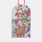 Aangepaste naam Moderne Mystic Rozen Gift Labels Cadeaulabel (Achterkant)