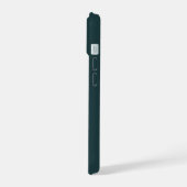 Aangepaste naam moderne professionele minimalistis iPhone 15 case (Linkerkant)