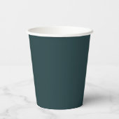 Aangepaste naam moderne professionele minimalistis papieren bekers (Achterkant)