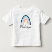 Aangepaste naam Moderne regenboog Kinder Shirts (Voorkant)