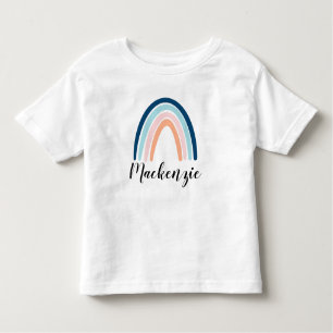 Aangepaste naam Moderne regenboog Kinder Shirts