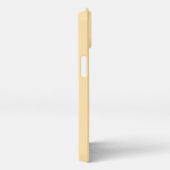 Aangepaste naam Moderne Stijlvolle Minimal Cream K iPhone Hoesje (Rechterkant)