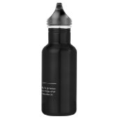 Aangepaste naam moderne typografie zwart woordenbo waterfles  (Rechts)