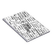 Aangepaste naam Moderne woordkunst Voeg uw eigen w Notitieboek (Rechterzijde)