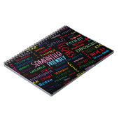 Aangepaste naam Moderne woordkunst Voeg uw eigen w Notitieboek (Linkerzijde)