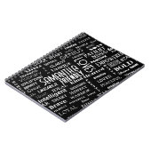 Aangepaste naam Moderne woordkunst Voeg uw eigen w Notitieboek (Linkerzijde)