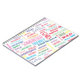 Aangepaste naam Moderne woordkunst Voeg uw eigen w Notitieboek (Linkerzijde)