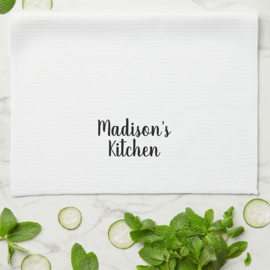 Aangepaste naam Moederdag Birthday-cadeau Theedoek (Gevouwen)