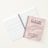 Aangepaste naam Moederschap Herinneringen Pastel R Notitieboek (Binnen)