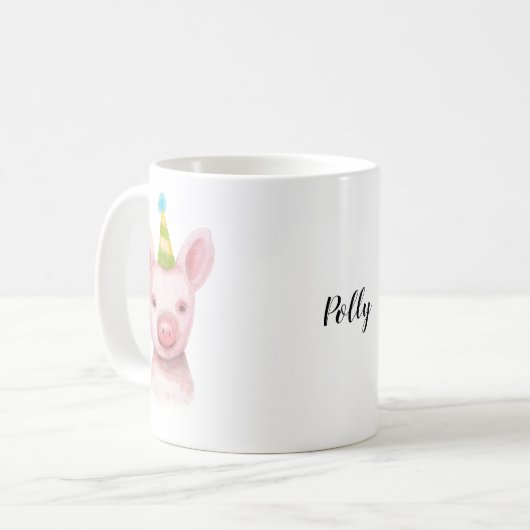 Aangepaste naam Mok Aangepaste afbeelding Varkens (Voorkant links)