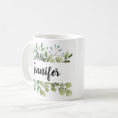 Aangepaste naam Mok, gepersonaliseerde mok met naa (Voorkant links)