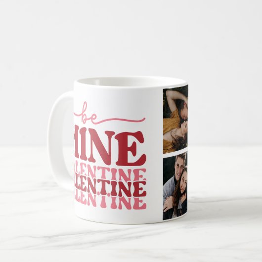 Aangepaste naam mok, Gepersonaliseerde paar mok, R Koffiemok (Voorkant links)