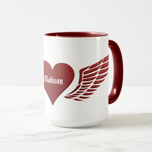 Aangepaste naam mokken van Liefde (Voorkant rechts)