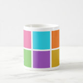 Aangepaste naam mokken voor kleurvierkantjes (Center)