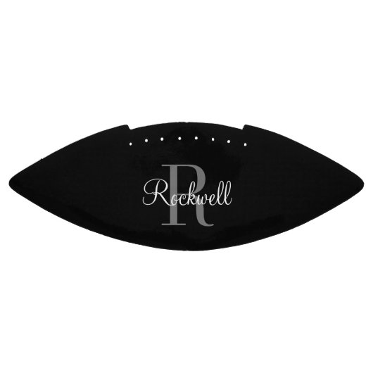 Aangepaste naam Monogram American Football (Paneel)