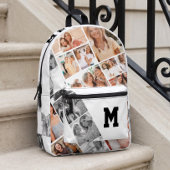 Aangepaste naam Monogram Beste Vrienden Foto Colla Bedrukte Rugzak