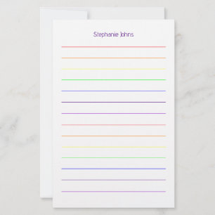 Aangepaste naam Monogram Bruidsfeest Bruiloft Briefpapier