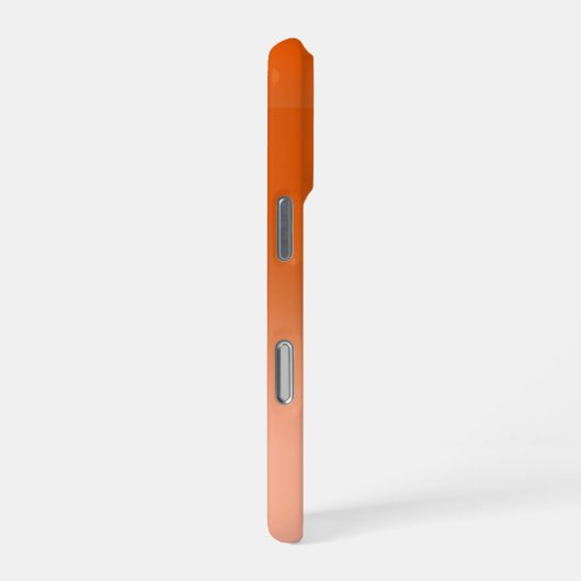 Aangepaste naam Monogram Cantaloupe Sinaasappel Om iPhone Hoesje (Rechterkant)