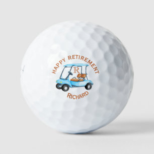 Aangepaste naam Monogram Cart Golfballen