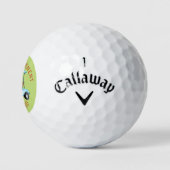 Aangepaste naam Monogram Cart Golfballen (Logo)