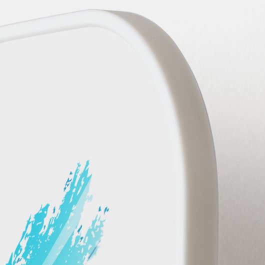 Aangepaste naam &Monogram Chic Carbon Fiber Pickle Pickleball Paddle (Links Detail)