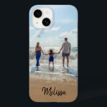 Aangepaste naam Monogram Foto Hoesje-Mate iPhone C Case-Mate iPhone 14 Hoesje<br><div class="desc">Viel je gezin met deze aangepaste iPhone case. Pas het aan door de foto met één van uw te vervangen en jouw naam of monogram toe te voegen.</div>