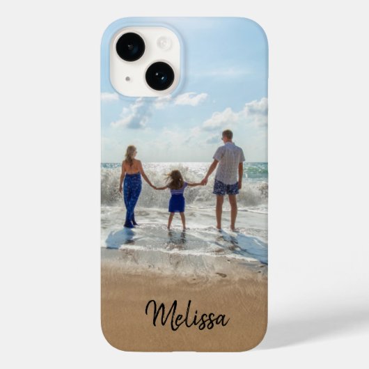 Aangepaste naam Monogram Foto Hoesje-Mate iPhone C Case-Mate iPhone Case (Achterkant)