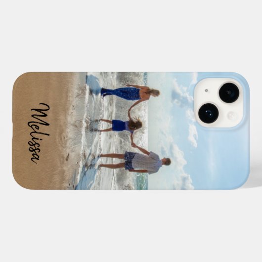 Aangepaste naam Monogram Foto Hoesje-Mate iPhone C Case-Mate iPhone Case (Achterkant (horizontaal))