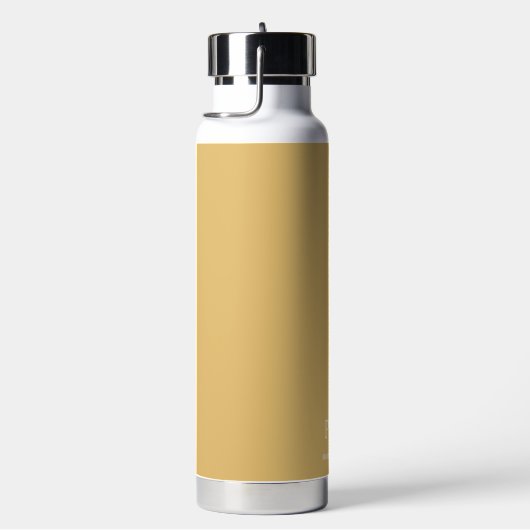 Aangepaste naam Monogram Geel Waterfles (Rechts)