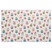 Aangepaste naam & Monogram Ice Cream Fabric by Yar Stof (Fat Quarter)