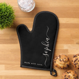 Aangepaste naam, monogram ovenwant