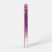 Aangepaste naam Monogram Paarse Ombre Crystals Samsung Galaxy Hoesje (Rechterkant)