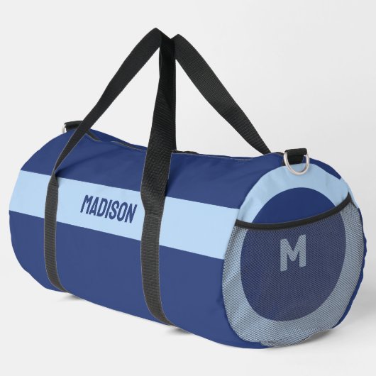 Aangepaste naam & Monogram Plunjezak (Rechterhoek)
