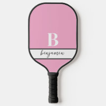 Aangepaste naam Monogram Roze Pickleball Paddle
