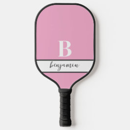 Aangepaste naam Monogram Roze Pickleball Paddle