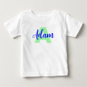 Aangepaste naam + monogram (schattig cadeau) Zomer (Voorkant)
