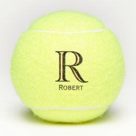 Aangepaste naam Monogram Tennis Ball Tennisballen