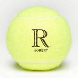 Aangepaste naam Monogram Tennis Ball Tennisballen