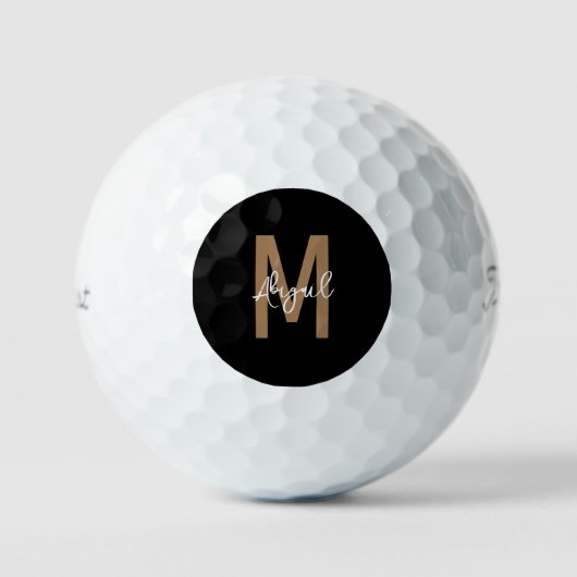 Aangepaste naam monogram Titleist Pro VI aanpassen Golfballen (Voorkant)